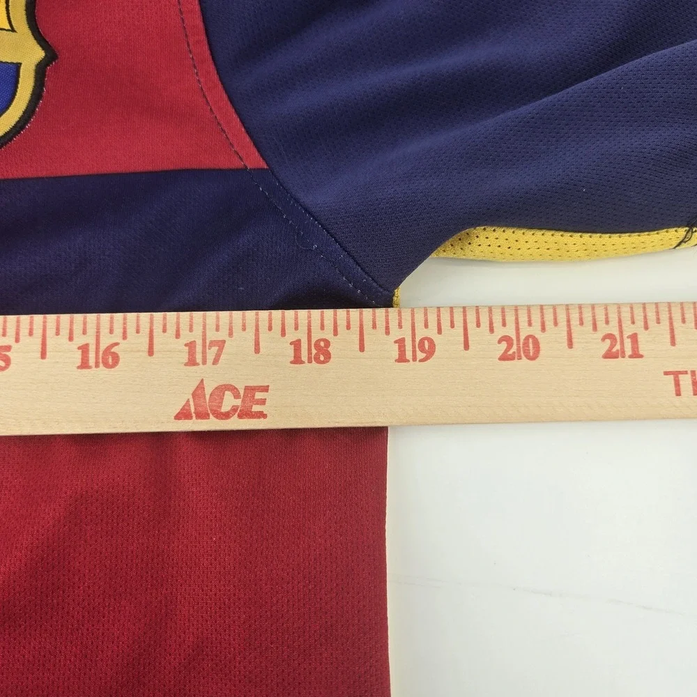 Barcelona FC 2015 2016 Home Football Shirt Soccer Jersey #10 Messi Nike Small
